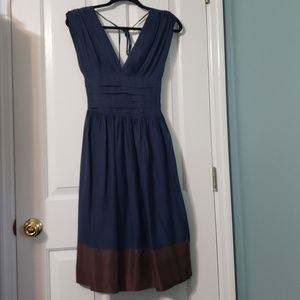 Bcbg silk midi dress